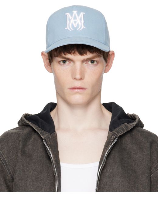 Amiri Black 'Ma' Canvas Cap for men