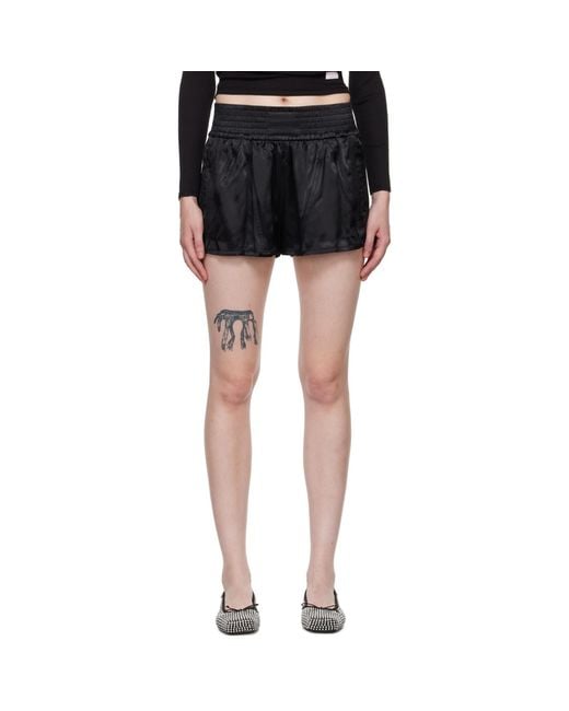 Alexander Wang Black Track Shorts