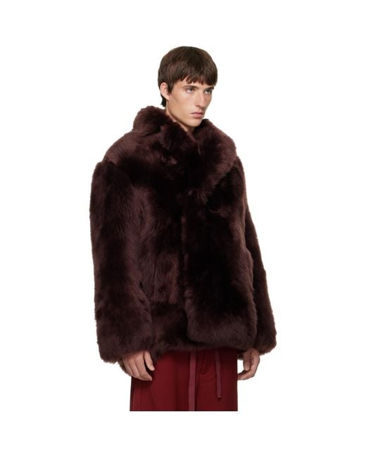 Sanderlak Black Shearling Jacket for men