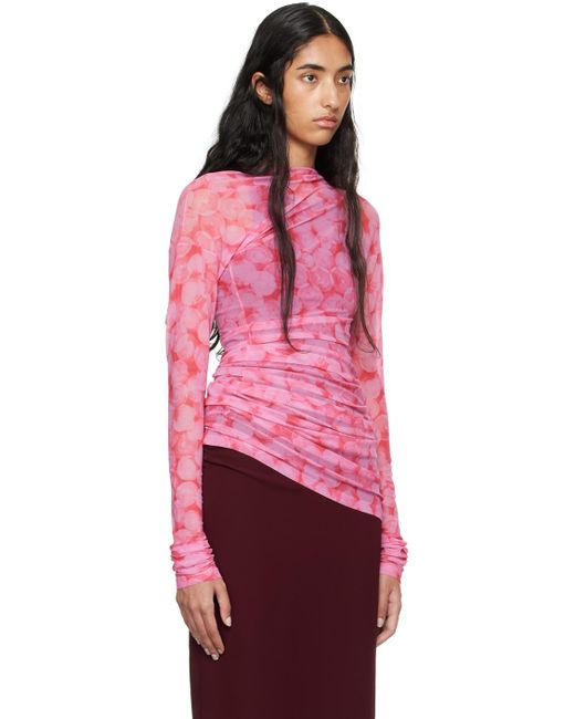 Dries Van Noten Pattern トップス Red
