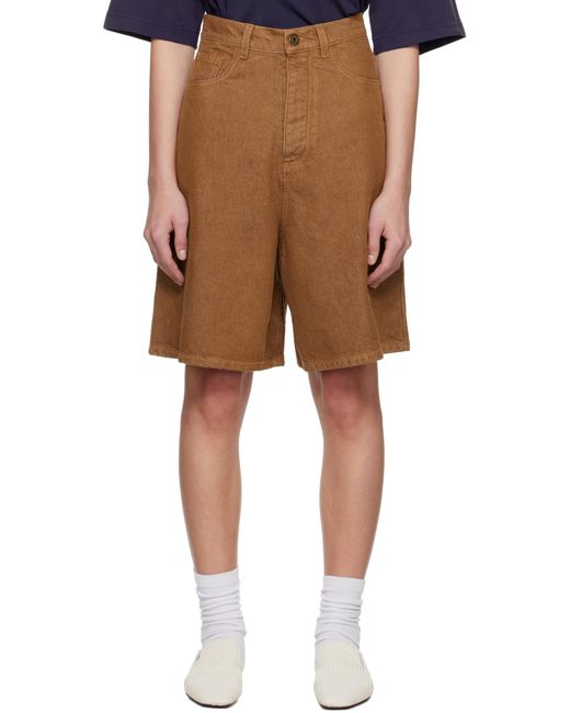 J.W. Anderson Natural Aged Denim Shorts