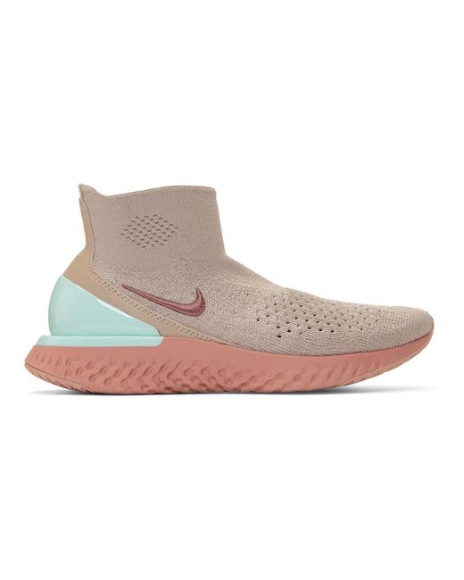 Nike Rise React Flyknit Running Shoe | Lyst Australia