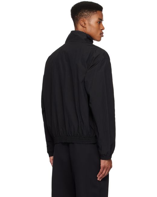 メンズ MARINE SERRE ブラック Ms Sport ナイロン トラックジャケット Black