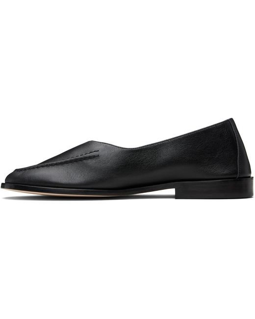 Hereu Black Juliol Slip-On Loafers for men