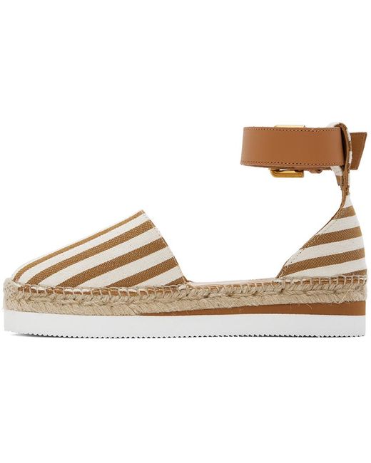 See By Chloé Black Off- Glyn Flat Espadrilles