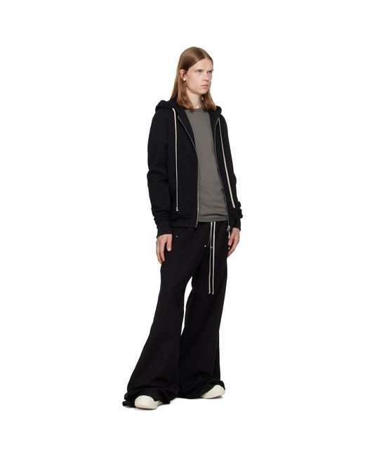 Rick Owens Black Tower Geth Belas Trousers for men