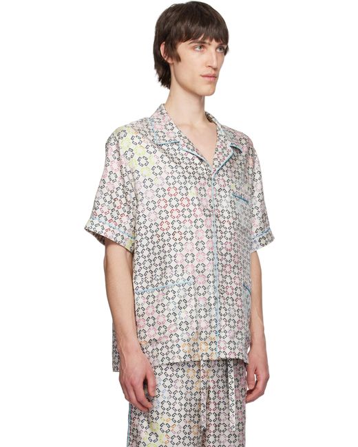 Givenchy Multicolor Monogram 72 Short Sleeve Pyjama Shirt for men