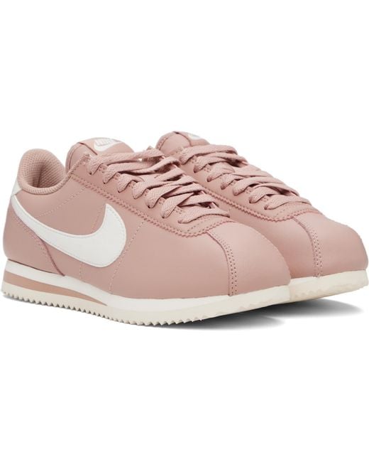 Nike Black Cortez Leather Sneakers