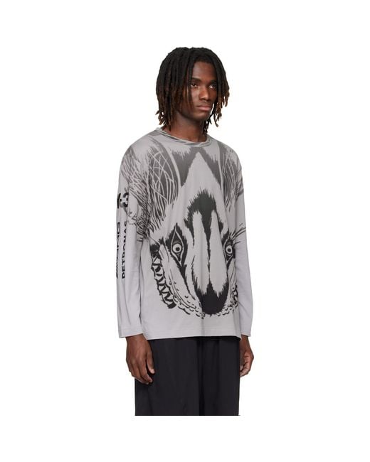 Y-3 Black Mercedes-Amg F1 Edition Wolf Graphic T-Shirt for men