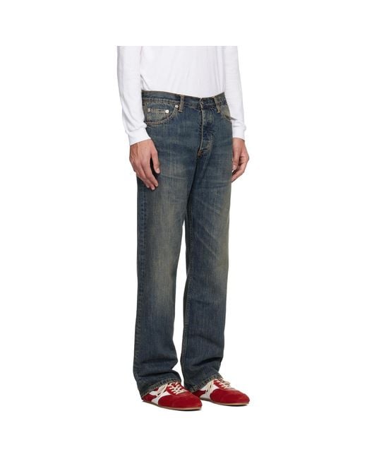 Hope Black Relaxed Bootcut Rush Jeans for men