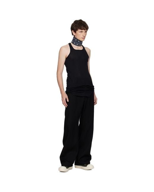 Rick Owens Concordians Strobe Neck Band Choker in Blue for Men