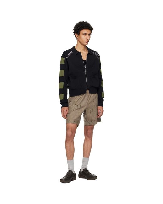 Kiko Kostadinov Black Kest Cardigan for men
