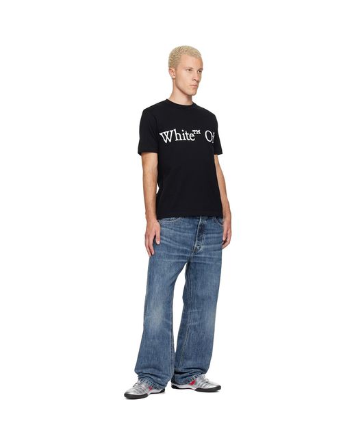 Off-White c/o Virgil Abloh Black Bookish Scarf Regular T-Shirt for men