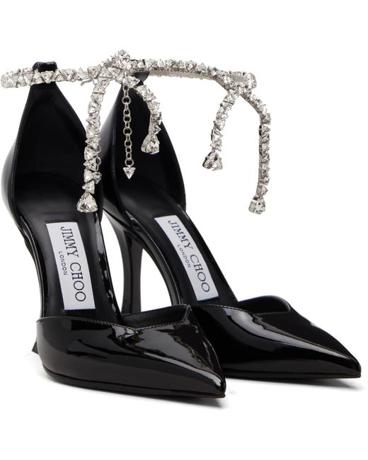 Jimmy Choo Black Stevie 100 Heels