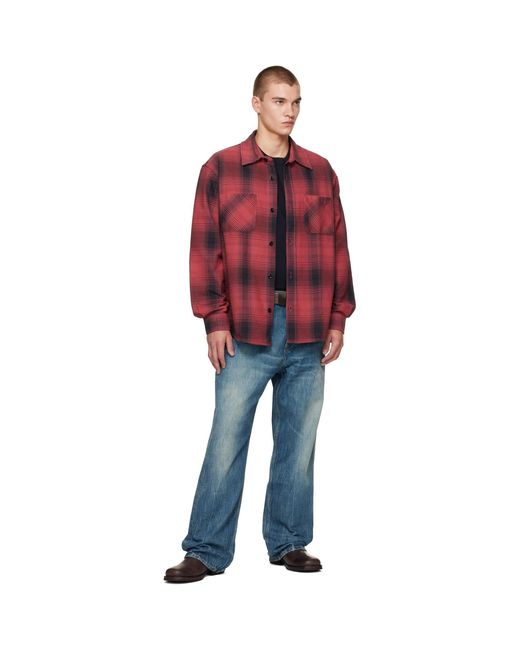 Our Legacy Red Whoppin Shirt for men