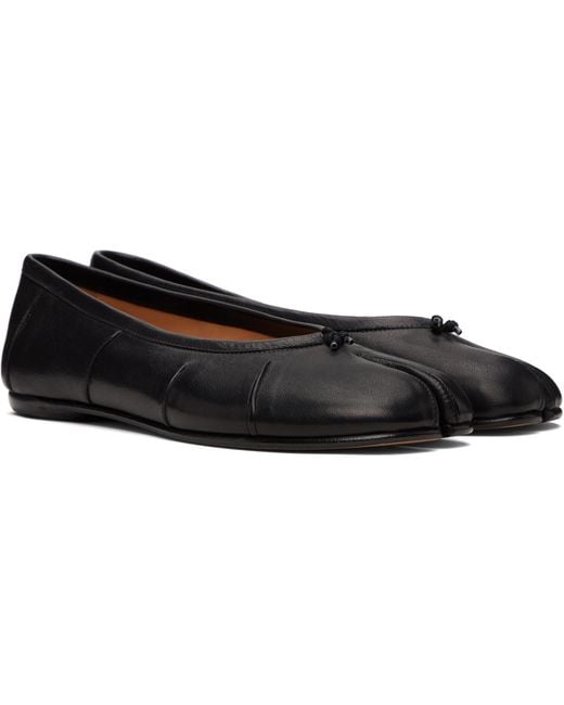 Maison Margiela Black Tabi Ballerina Flats for men