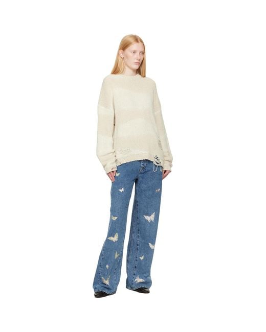 Our Legacy Natural Off- Popover Sweater