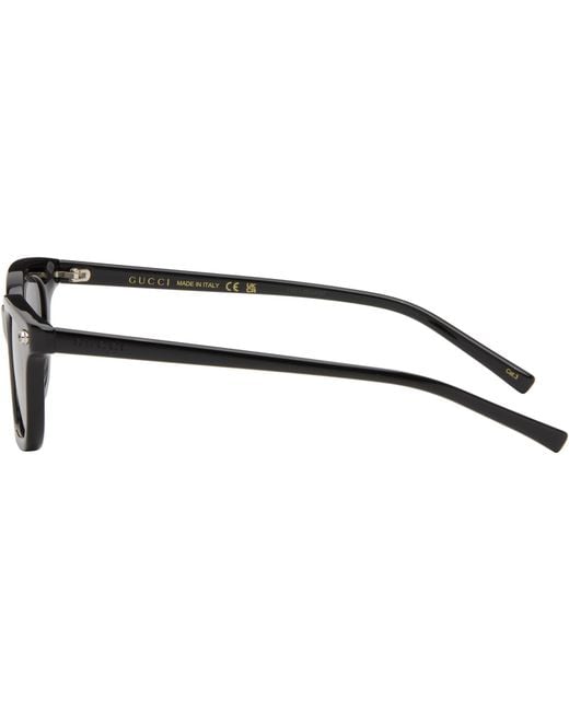 Gucci Black Round Sunglasses for men