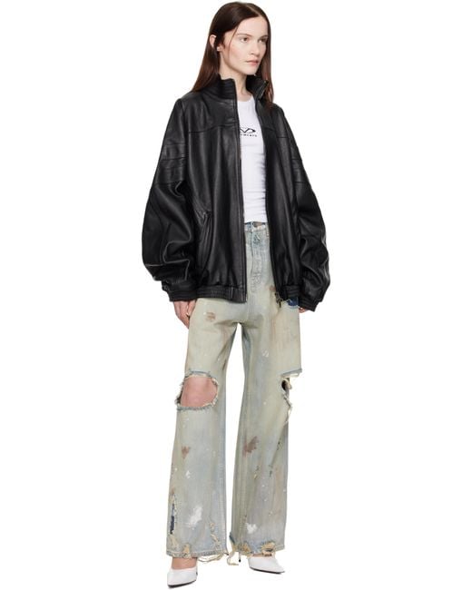 【関税込み】VETEMENTS ブルー トラッシュ バギージーンズ Vetements ブルー トラッシュ バギージーンズ ブルー | Lyst