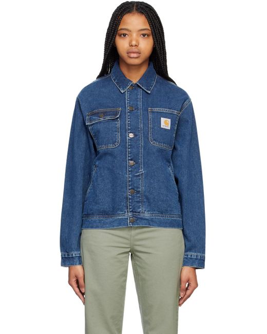 carhartt lined denim jacket