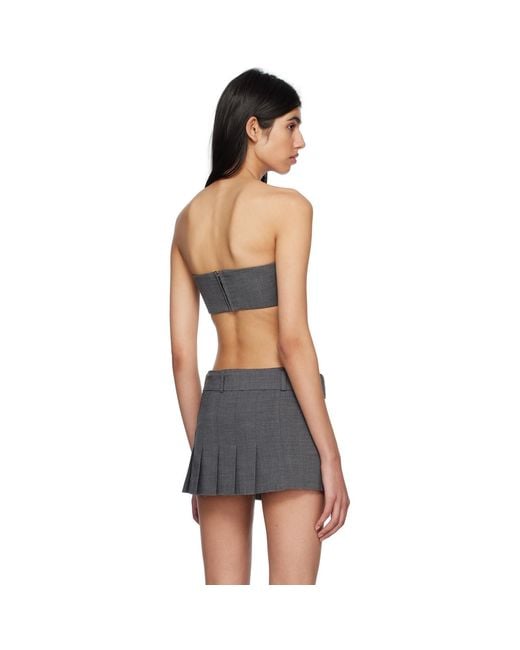 16Arlington Black Gray Tube Tank Top