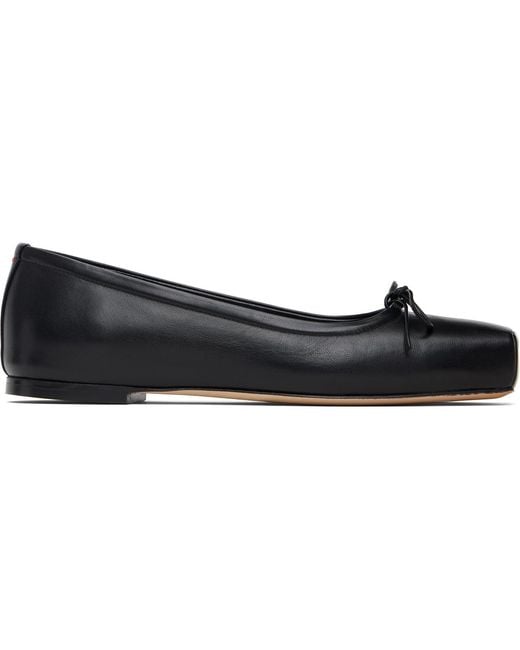Aeyde Black Gabriella Ballerina Flats