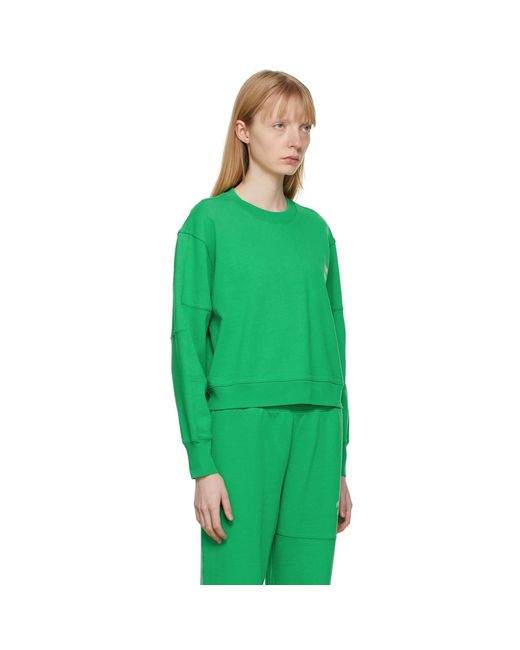 FRAME Green Mixed Sweatshirt
