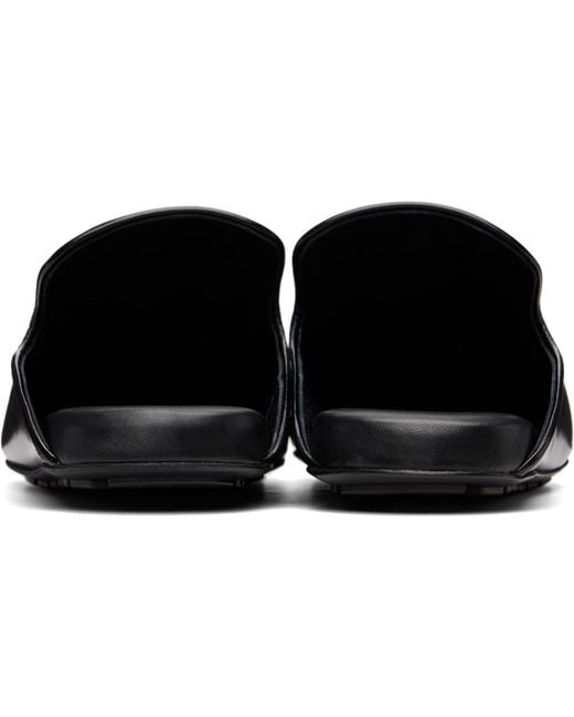 Bottega Veneta Black Roma Slip-On Loafers for men