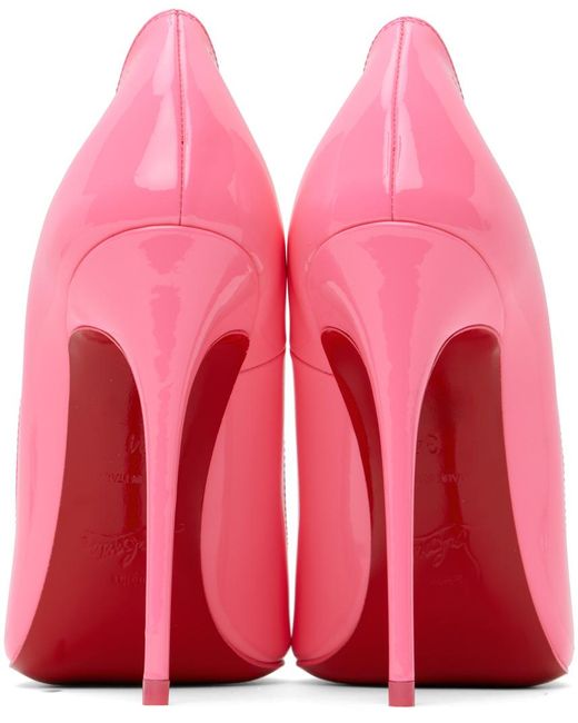 Christian Louboutin Pink So Kate Patent Leather Pumps 120