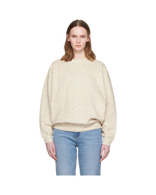 Anine Bing Natural Miles Sweatshirt