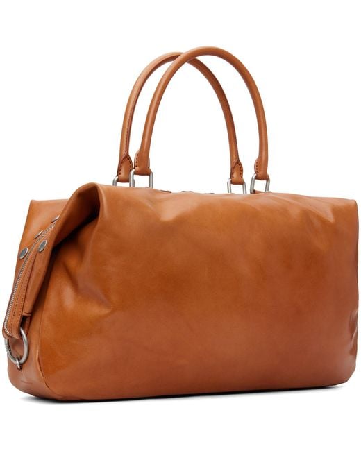 MARGE SHERWOOD Brown Dumpling Stud Bag