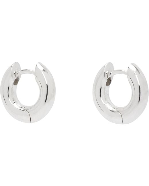 Sophie Buhai Metallic Medium Bagel Hoop Earrings