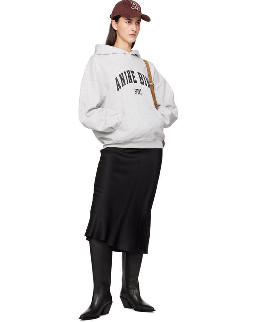 Anine Bing White Harvey Hoodie
