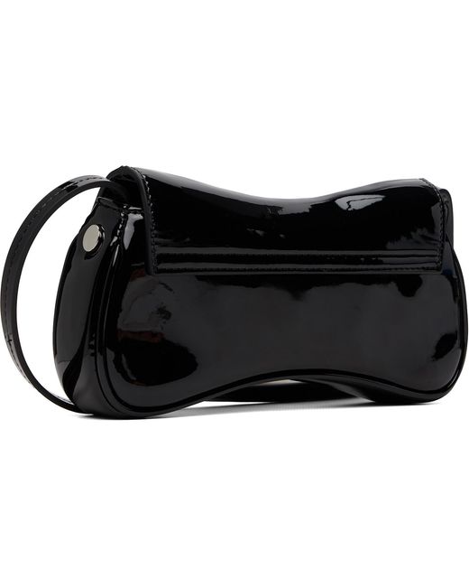 DIESEL Black Play Glossy Small Crossbody Bag