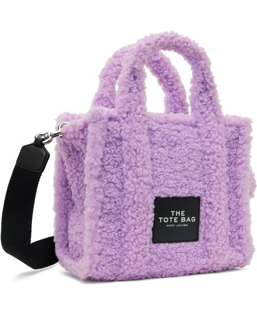 Marc Jacobs Purple 'the Teddy Small' Tote