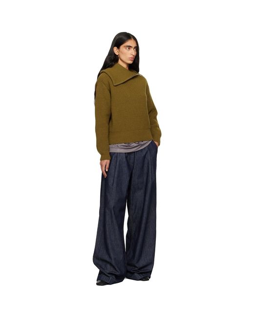 Dries Van Noten Blue Wide Leg Jeans