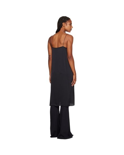 Rosetta Getty Black Slit Camisole
