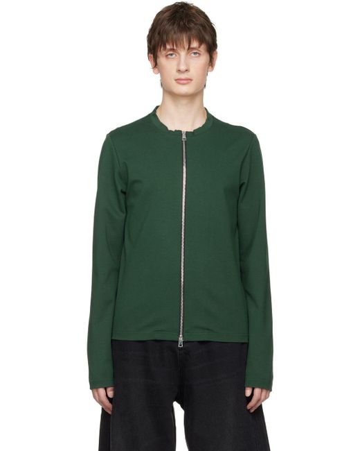 Winnie New York Zip Up Track Jacket in Green for Men Lyst