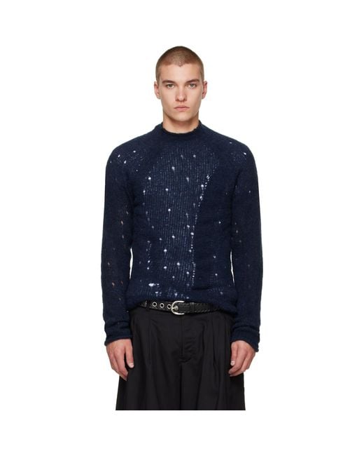 Our Legacy Blue Rider Sweater for men