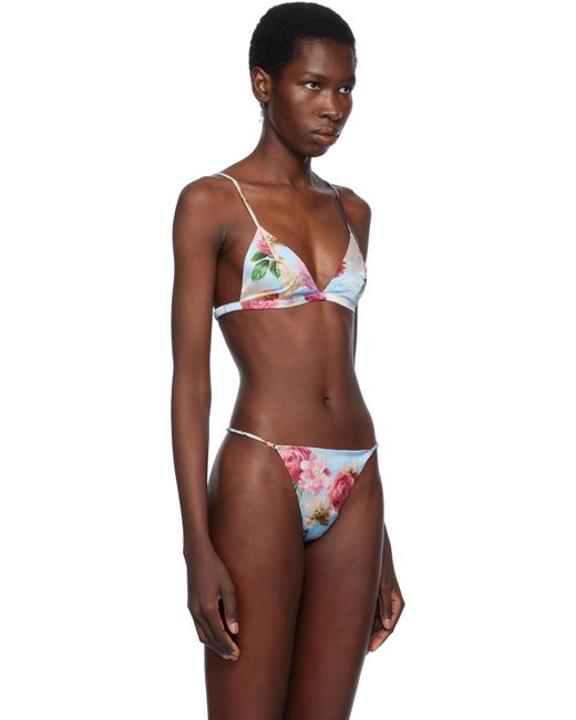 Fleur du Mal Red Luxe Triangle Bra
