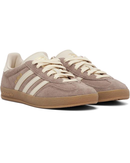 Adidas Originals Gray Gazelle Indoor Sneakers for men
