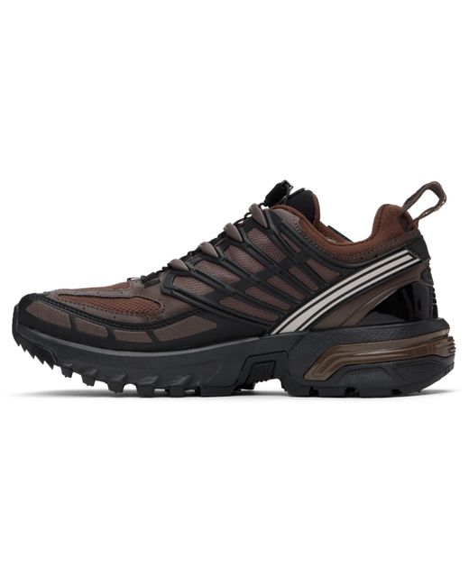 Baskets Pro Brunes En Gore-Tex À Technologie Agile Chassis System Salomon en coloris Black