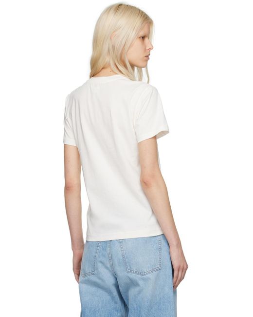 T-shirt T-Regs-N3 blanc cassé DIESEL en coloris Multicolor