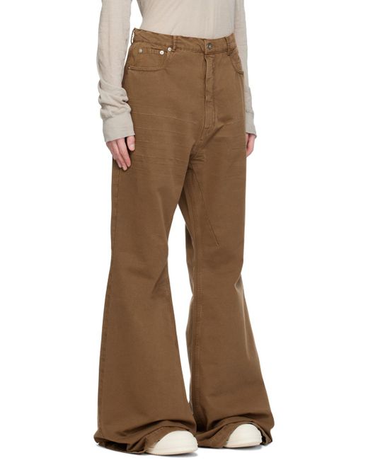 Rick Owens Brown Bolan Trousers for men