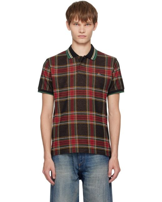 Vivienne Westwood Black Classic Polo for men