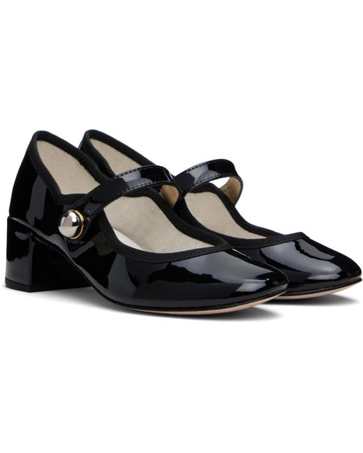 Repetto Black Fabienne Mary Jane Heels