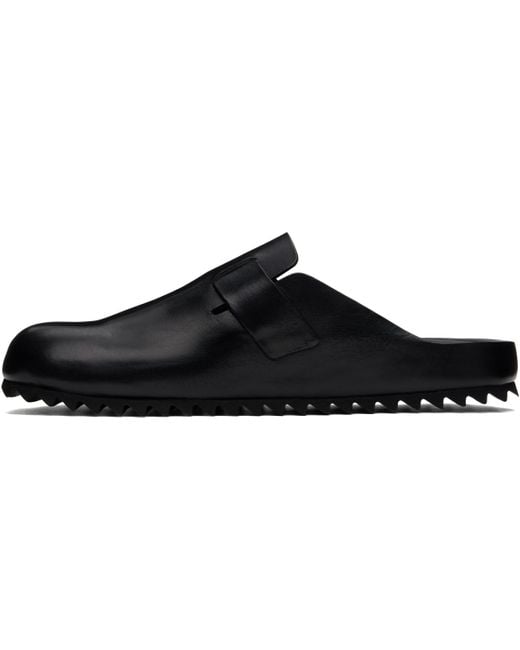 Officine Creative Black Agorà 012 Mules for men