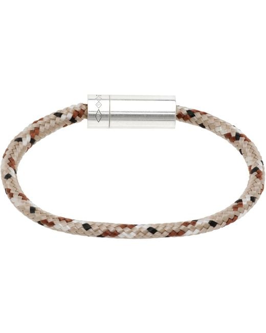 Le Gramme Metallic 'Le 7G' Technical Nato Cable Bracelet for men