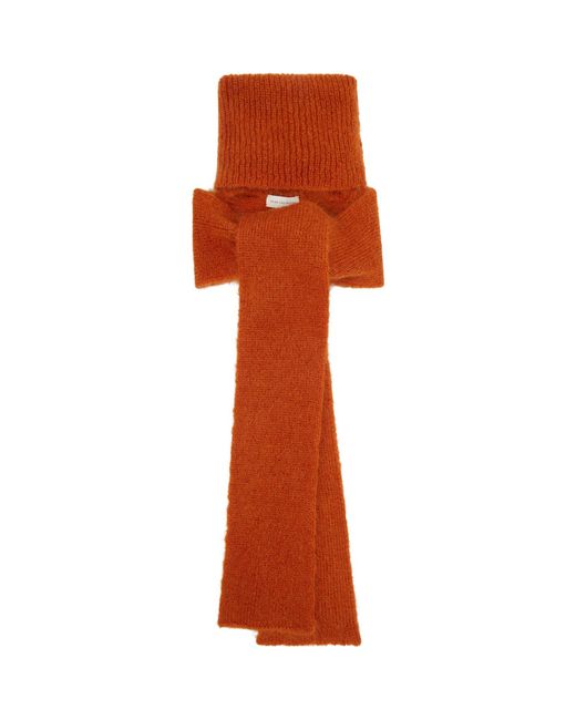 Écharpe Techno Dries Van Noten en coloris Orange