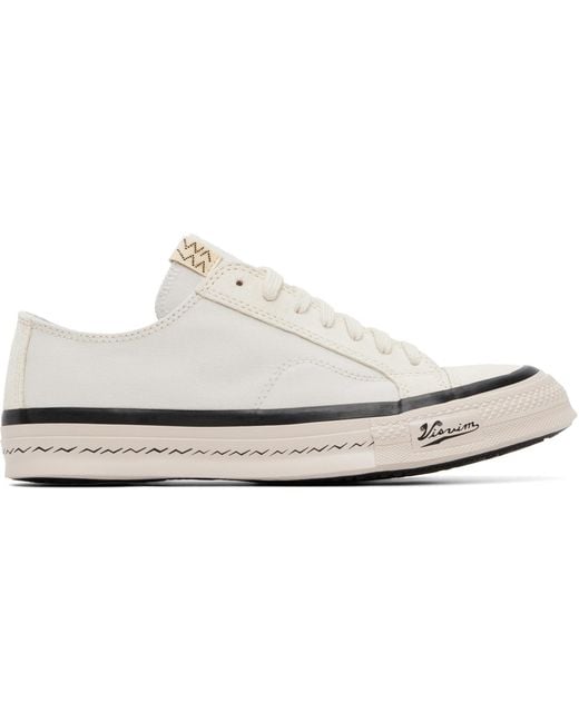 Visvim White Nolan Lo Sneakers for men